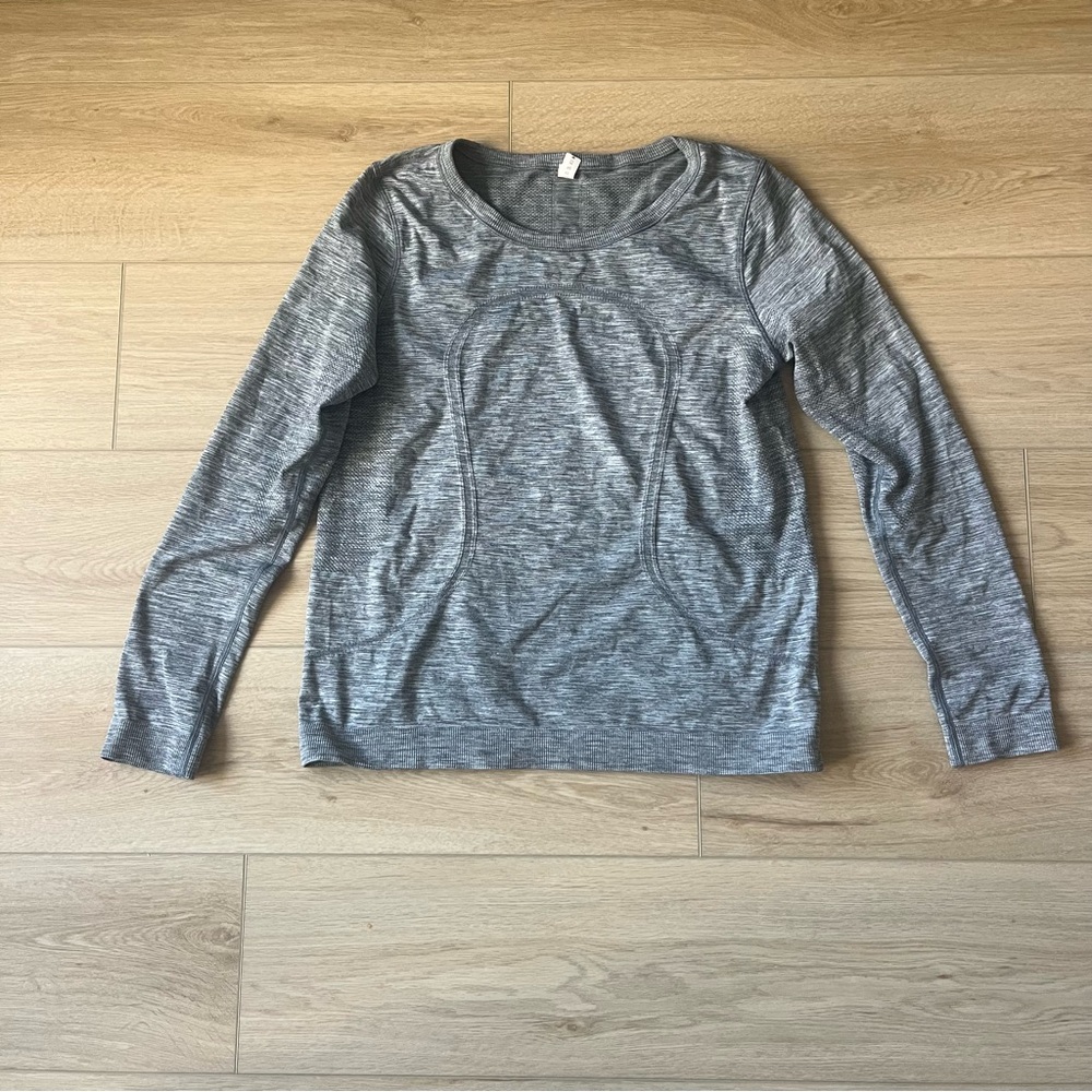 Lululemon Grey Swiftly Long Sleeve Shirt